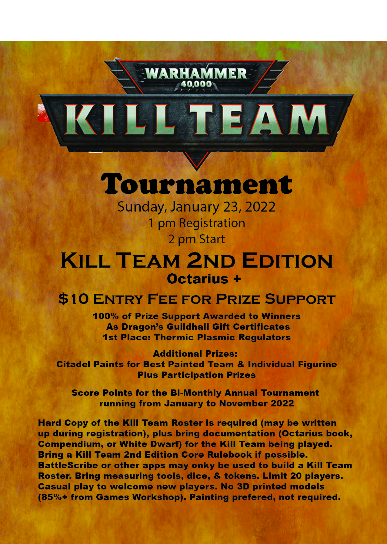 Kill Team Flyer