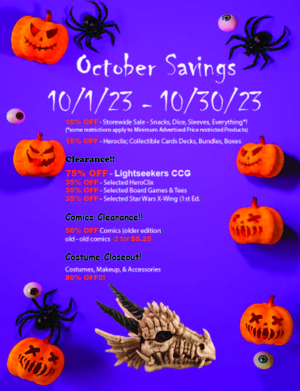 sales October 23